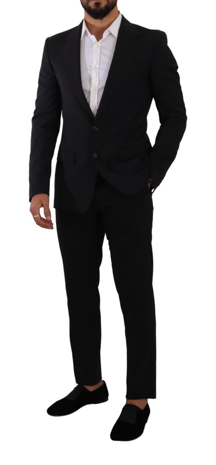 Blazer Dolce & Gabbana Slim Fit Noir 2 Boutons MARTINI