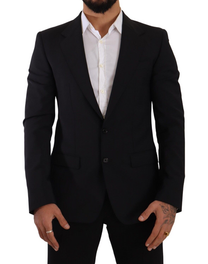 Blazer Dolce & Gabbana Slim Fit Noir 2 Boutons MARTINI