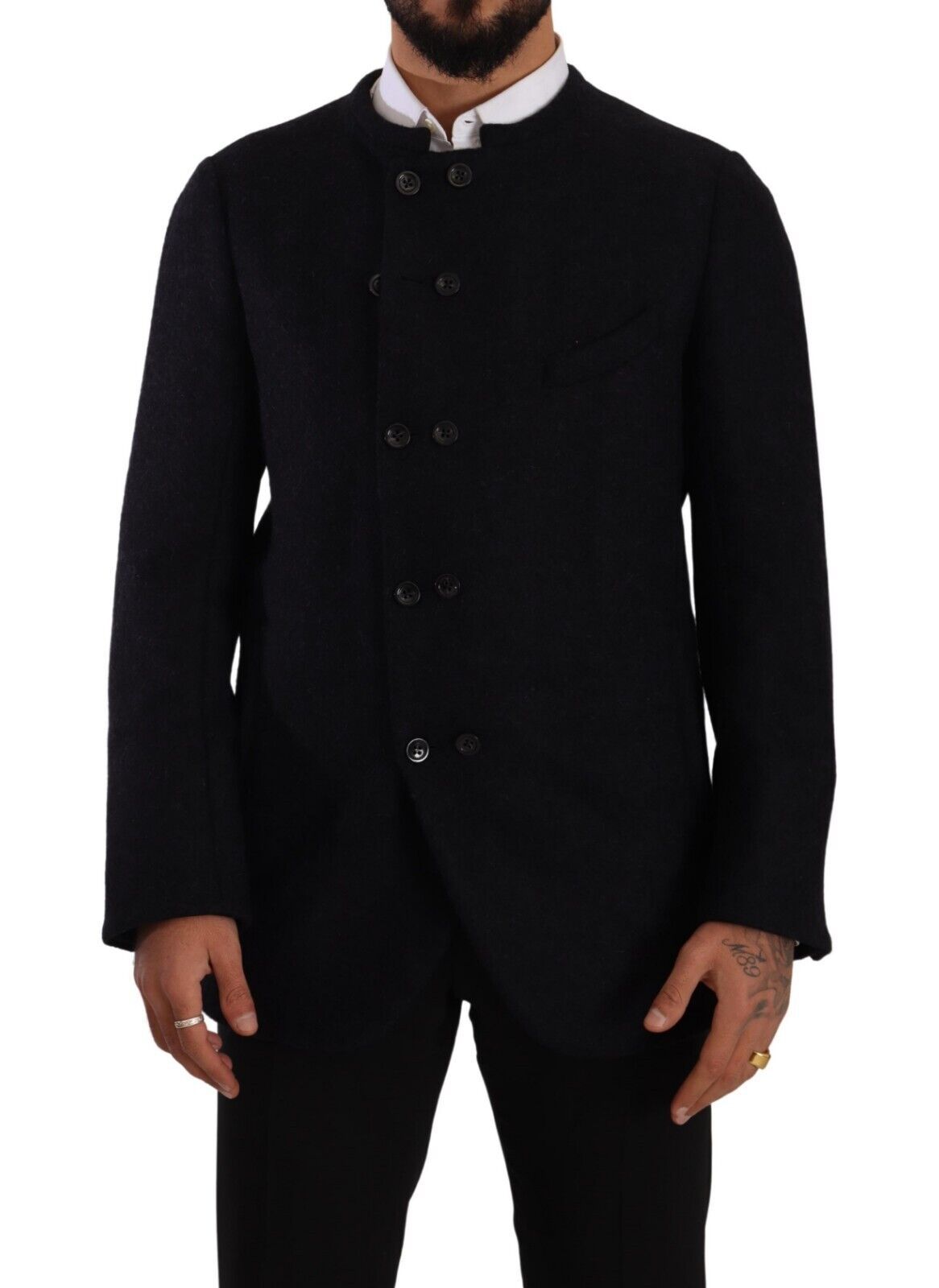 Manteau/Veste Homme Dolce & Gabbana Gris en Alpaga Boutonné