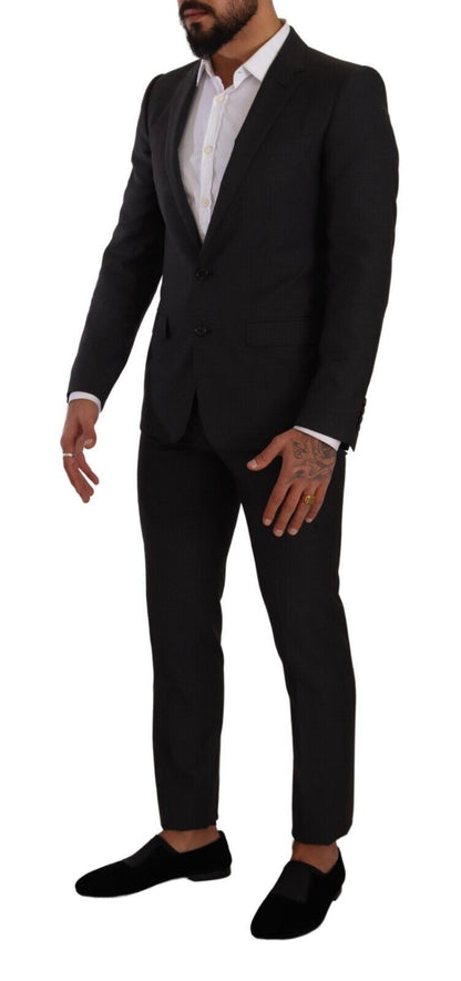 Costume deux pièces Dolce & Gabbana MARTINI noir à un bouton
