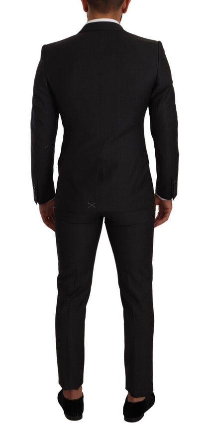Costume deux pièces Dolce & Gabbana MARTINI noir à un bouton