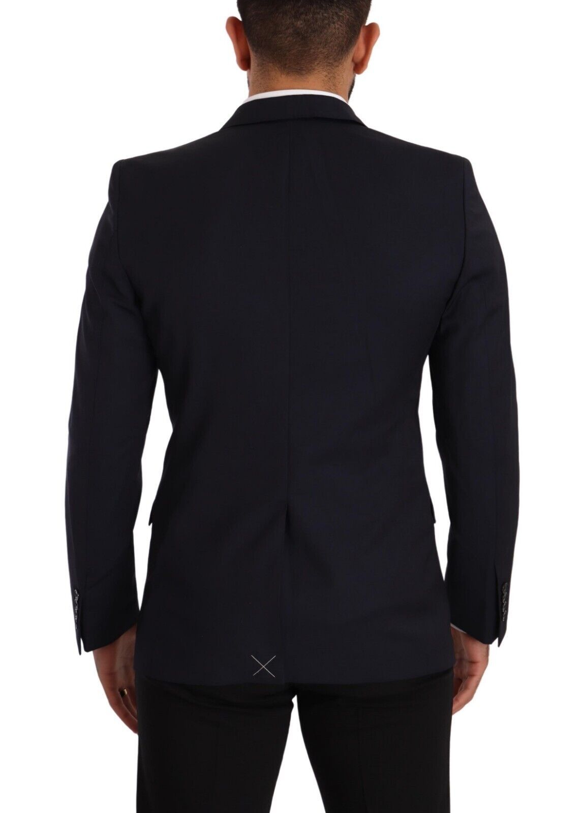 Manteau Dolce & Gabbana bleu foncé à un boutonnage Blazer MARTINI