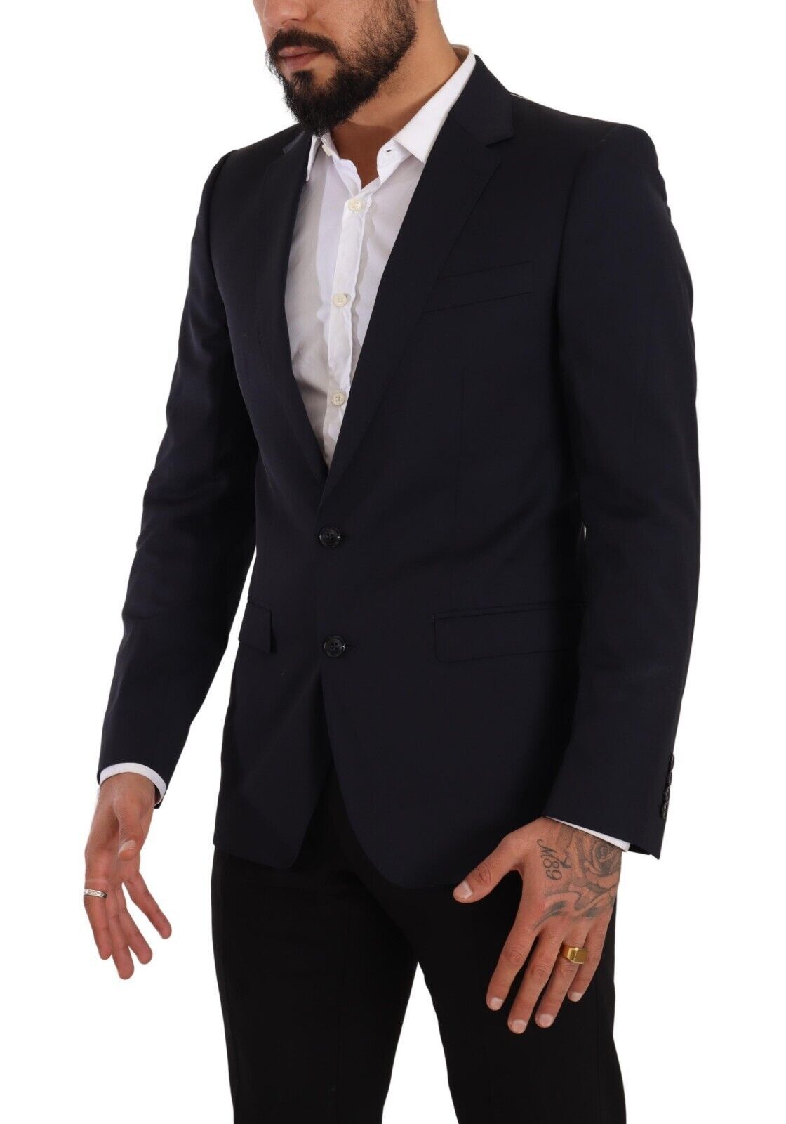 Manteau Dolce & Gabbana bleu foncé à un boutonnage Blazer MARTINI