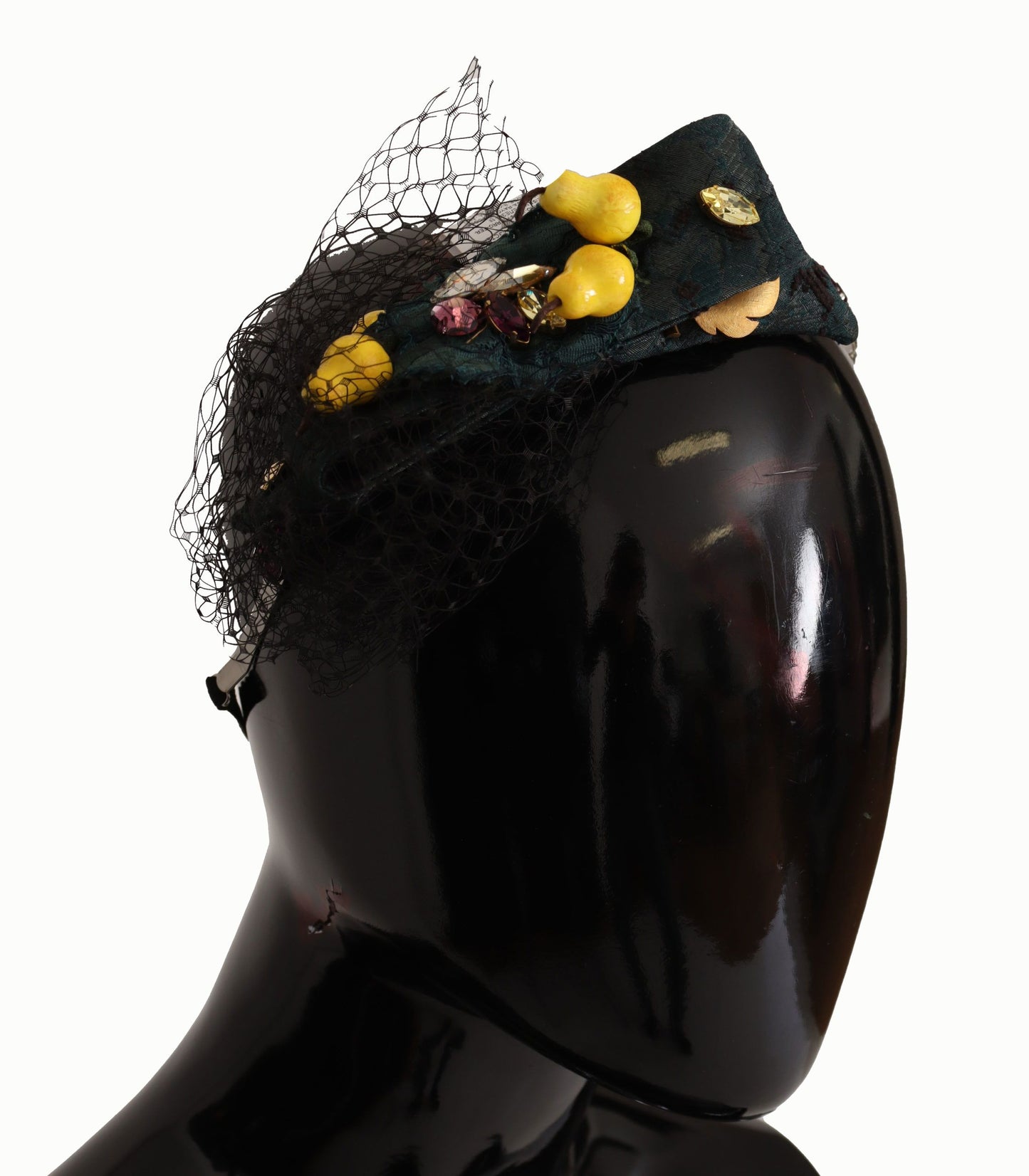 Serre-tête diadème Dolce & Gabbana en cristal violet Citrons Sicile