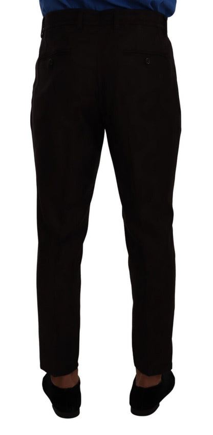 Pantalon slim homme en laine bordeaux Dolce & Gabbana