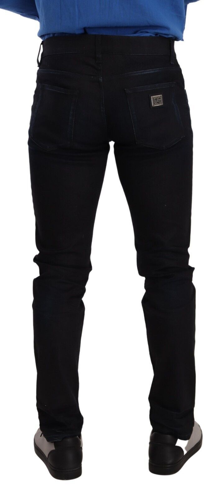 Jean slim Dolce & Gabbana en denim stretch de coton bleu