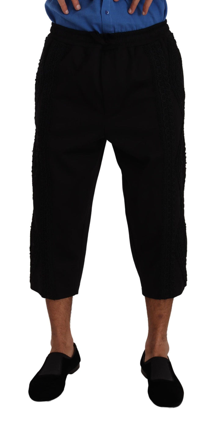 Pantalones cortos Dolce & Gabbana Torero de algodón negro