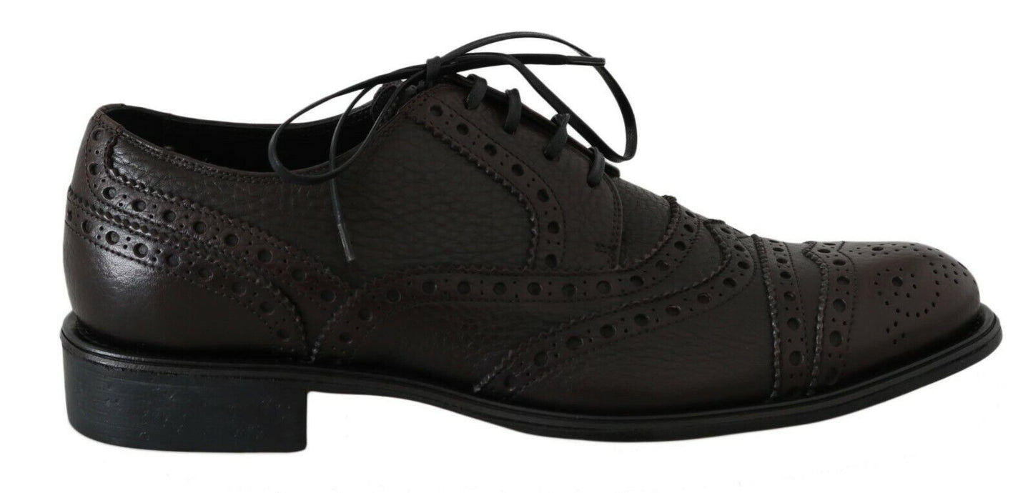 Chaussures habillées Richelieu Dolce & Gabbana en cuir marron
