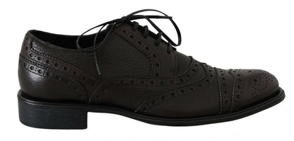 Chaussures habillées Richelieu Dolce & Gabbana en cuir marron