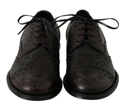 Chaussures habillées Richelieu Dolce & Gabbana en cuir marron