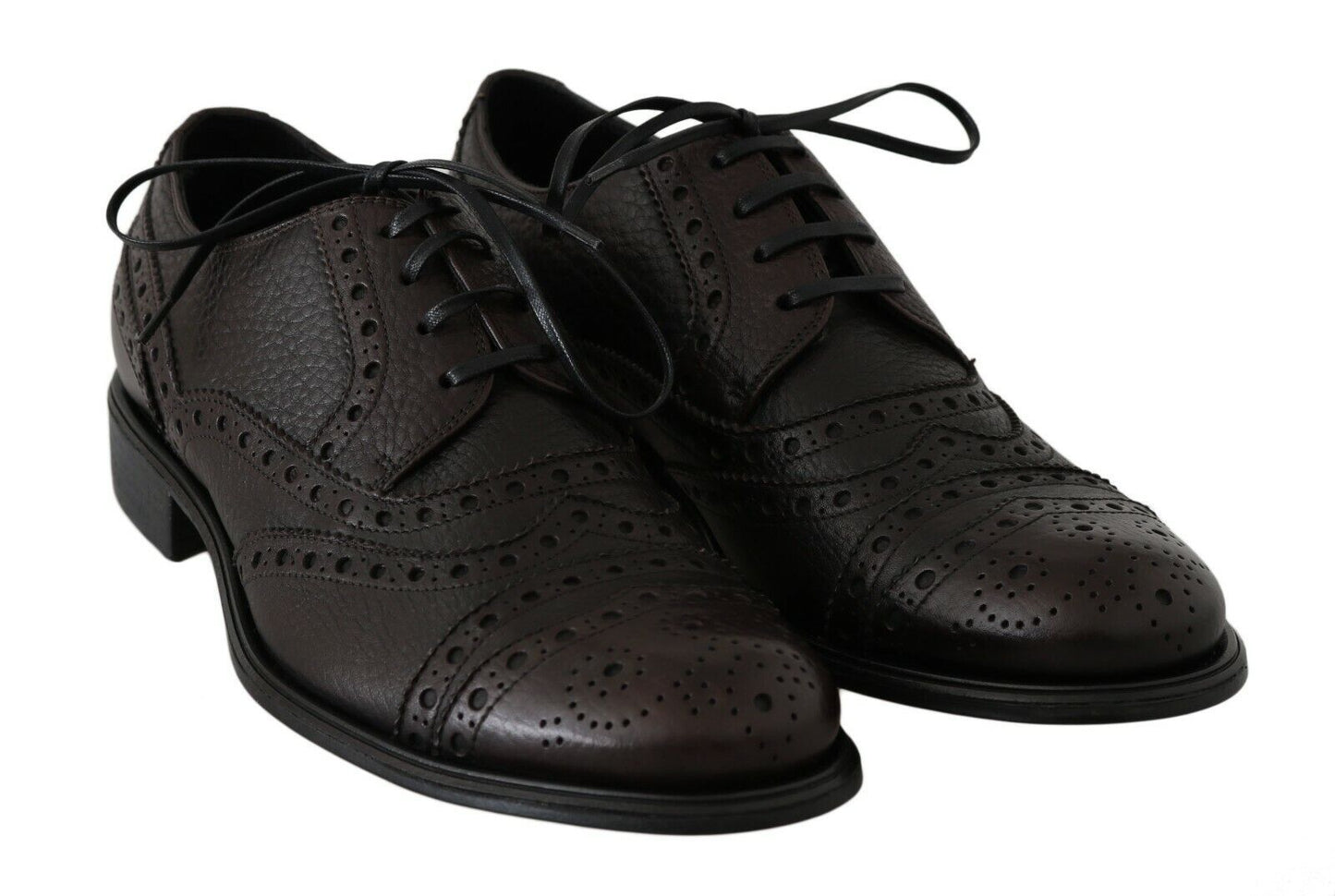 Chaussures habillées Richelieu Dolce & Gabbana en cuir marron