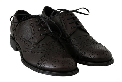 Chaussures habillées Richelieu Dolce & Gabbana en cuir marron