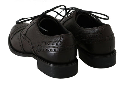 Chaussures habillées Richelieu Dolce & Gabbana en cuir marron