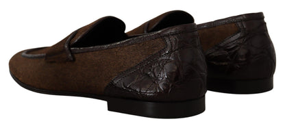 Chaussures Dolce & Gabbana Mocassins habillés en cuir marron