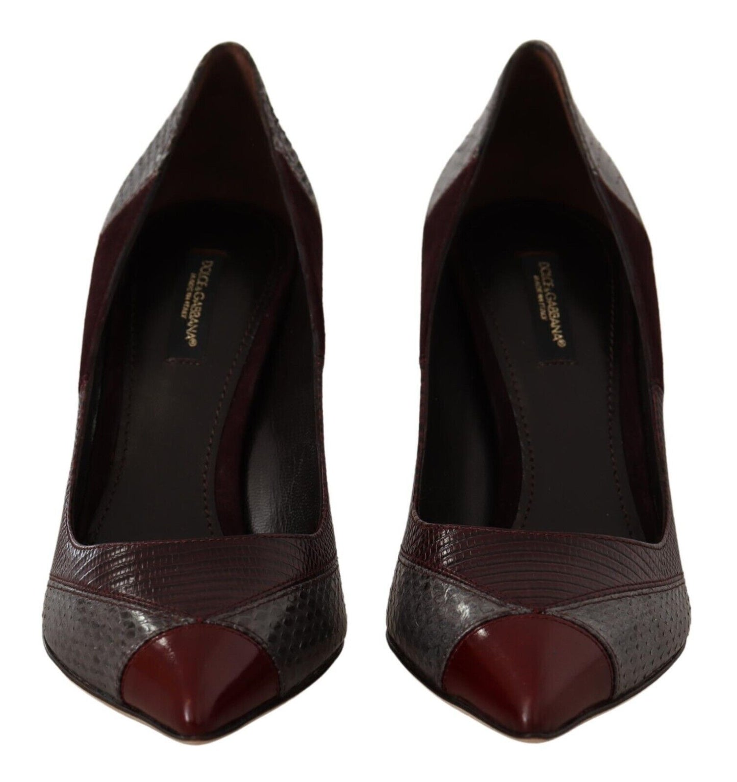 Escarpins Dolce & Gabbana en Cuir Exotique Multicolore
