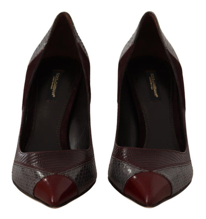 Escarpins Dolce & Gabbana en Cuir Exotique Multicolore