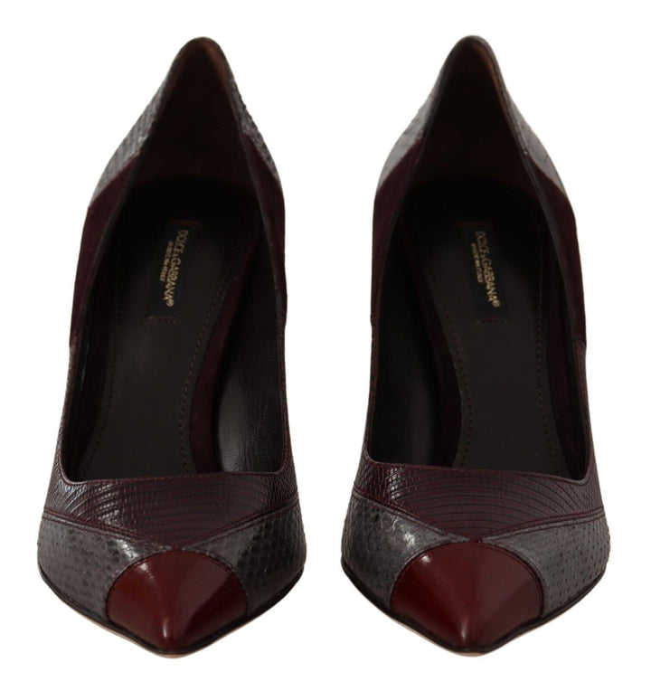 Escarpins Dolce & Gabbana en Cuir Exotique Multicolore