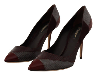 Escarpins Dolce & Gabbana en Cuir Exotique Multicolore