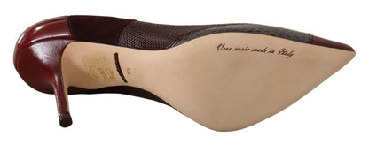 Escarpins Dolce & Gabbana en Cuir Exotique Multicolore