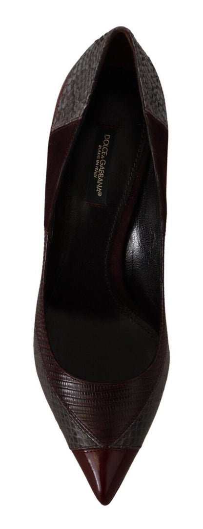 Escarpins Dolce & Gabbana en Cuir Exotique Multicolore