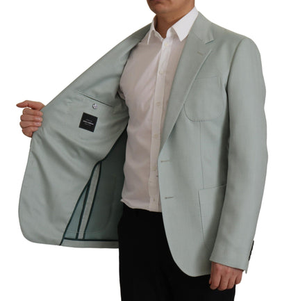 Blazer Dolce & Gabbana de cachemir y seda verde claro