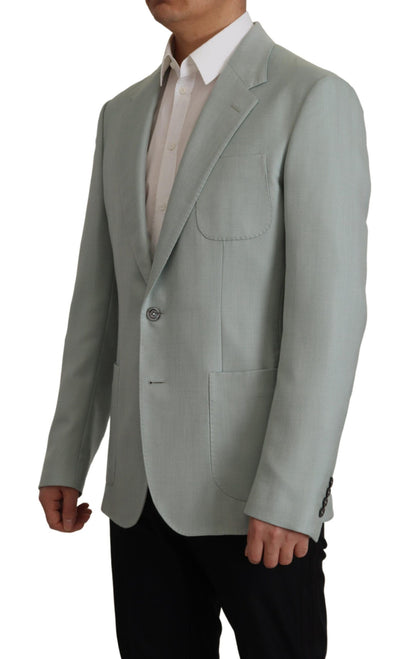 Blazer Dolce & Gabbana de cachemir y seda verde claro
