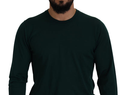 Pull Dolce & Gabbana en cachemire vert à col rond