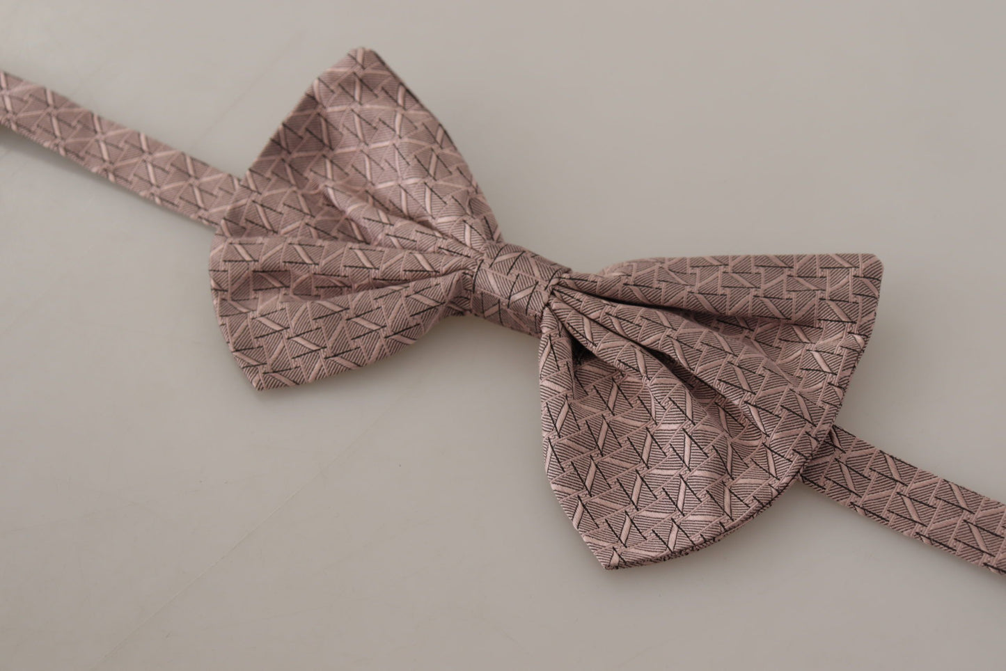 Nœud papillon ajustable Dolce & Gabbana gris imprimé fantaisie