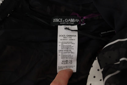 Robe moulante léopard Dolce & Gabbana en soie florale multicolore patchwork longueur midi