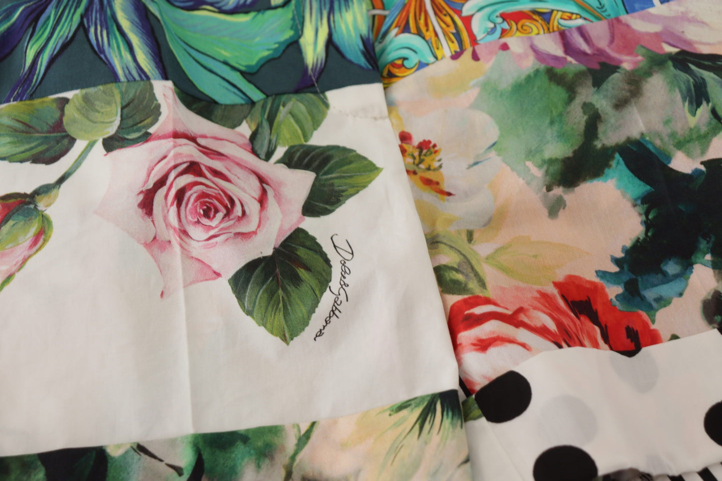 Short multicolore taille haute Dolce & Gabbana