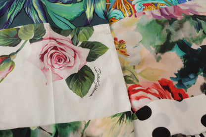 Short multicolore taille haute Dolce & Gabbana