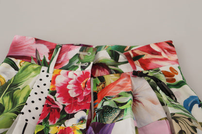 Shorts multicolores taille haute Dolce & Gabbana