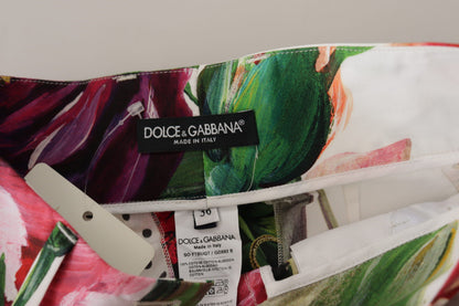 Shorts multicolores taille haute Dolce & Gabbana