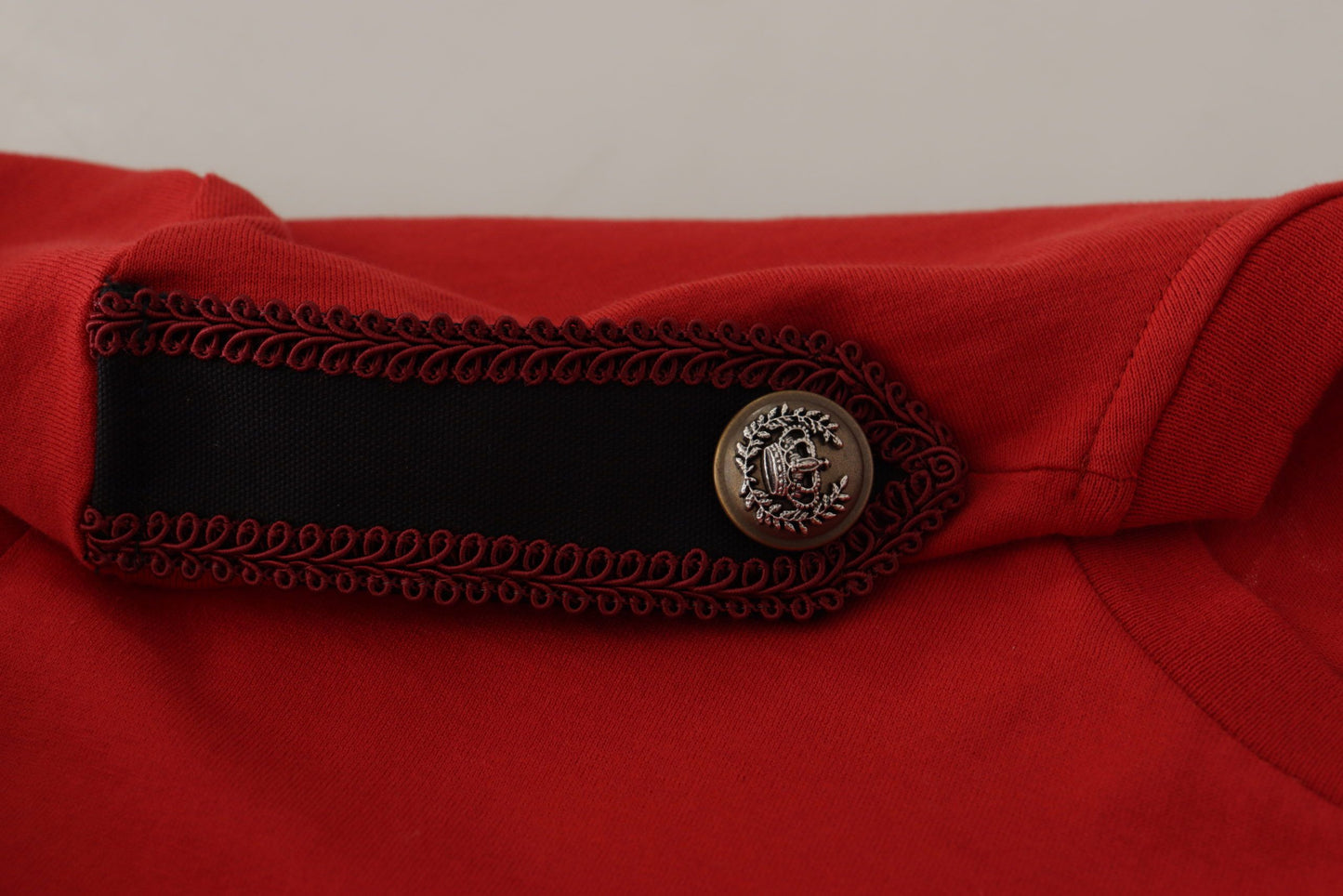T-shirt Dolce & Gabbana col rond rouge Amor Vincit Omnia