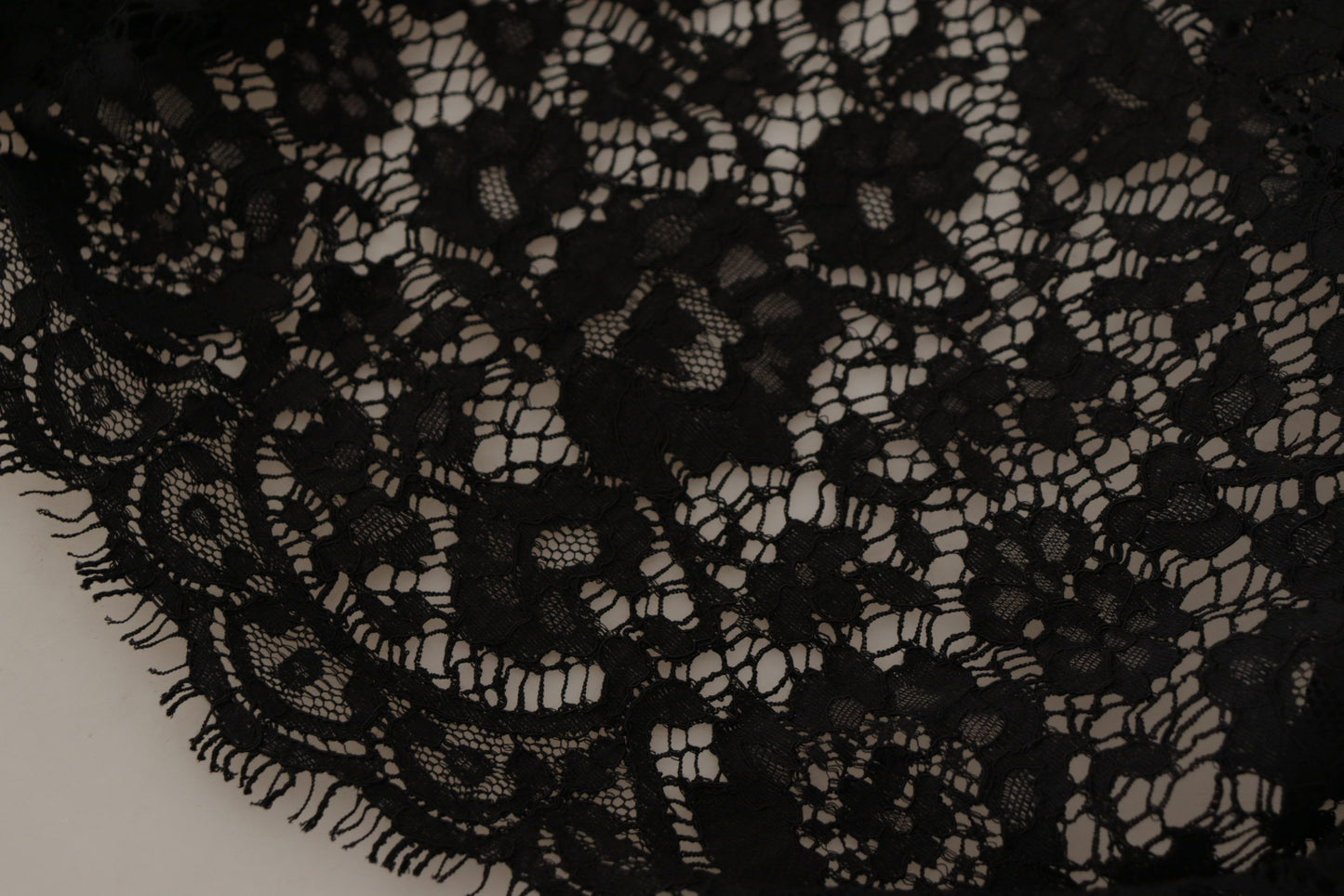 Chemisier Dolce & Gabbana "Sicily" en dentelle florale noire