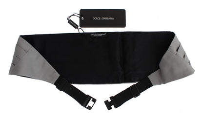 Ceinture de taille en soie grise Dolce & Gabbana