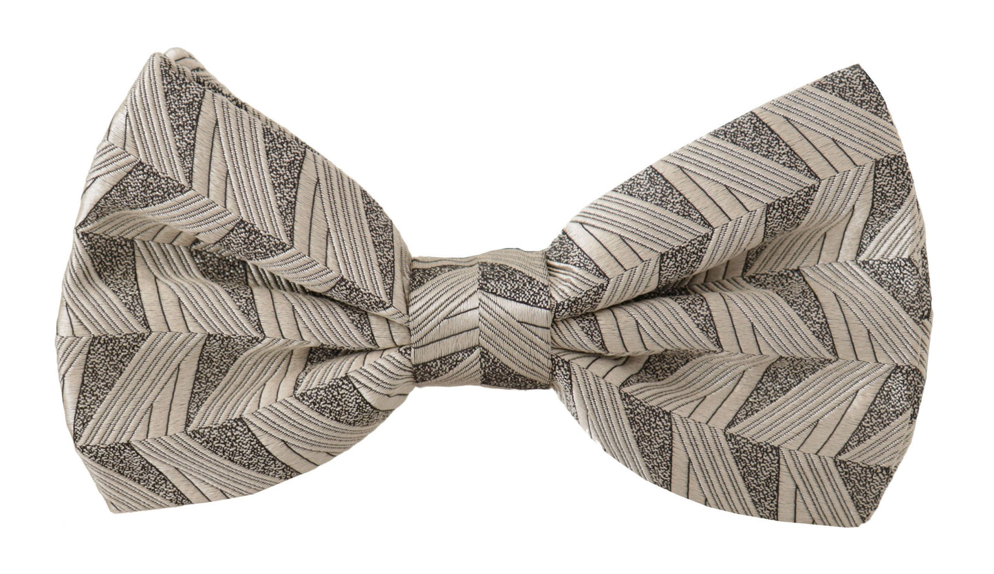 Nœud Papillon Réglable Dolce & Gabbana Gris 100% Soie