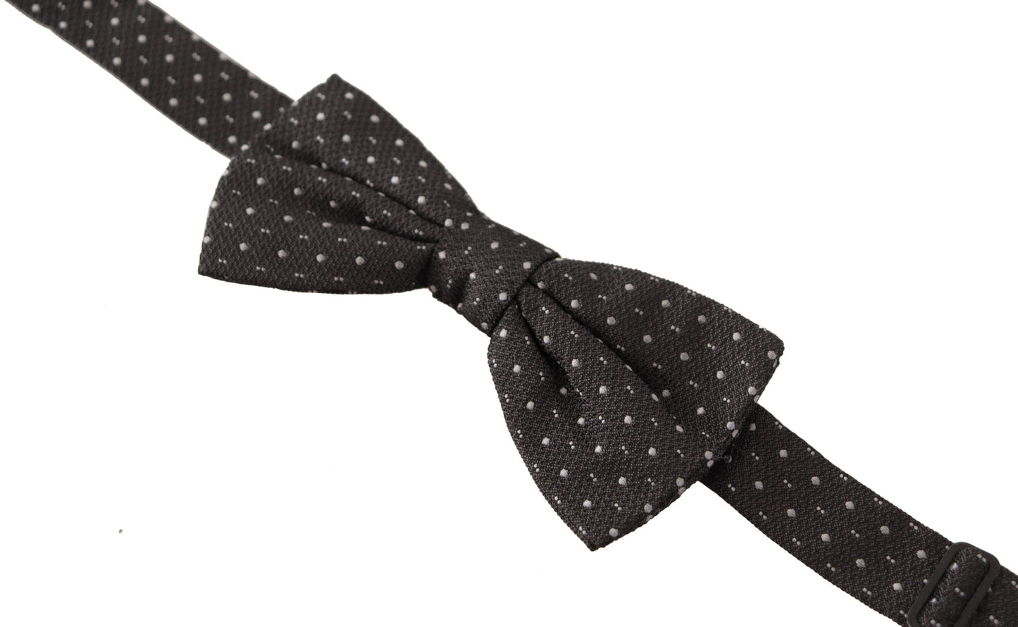Nœud Papillon Dolce & Gabbana Gris à Pois 100% Soie