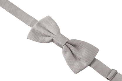 Nœud Papillon Réglable Dolce & Gabbana Gris 100% Soie