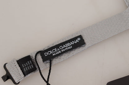 Nœud Papillon Réglable Dolce & Gabbana Gris 100% Soie