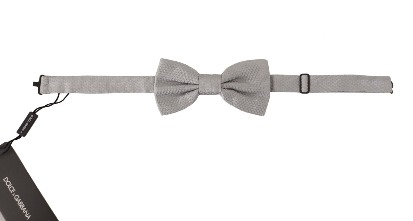 Nœud Papillon Réglable Dolce & Gabbana Gris 100% Soie
