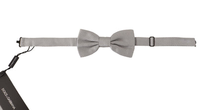 Nœud Papillon Réglable Dolce & Gabbana Gris 100% Soie