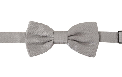 Nœud Papillon Réglable Dolce & Gabbana Gris 100% Soie