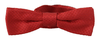 Nœud papillon Dolce & Gabbana en soie rouge 100 % réglable