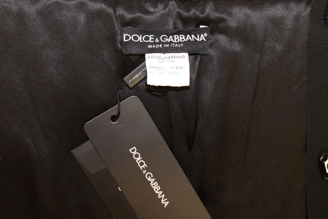 Écharpe tour de cou en fourrure de vison violette Dolce & Gabbana