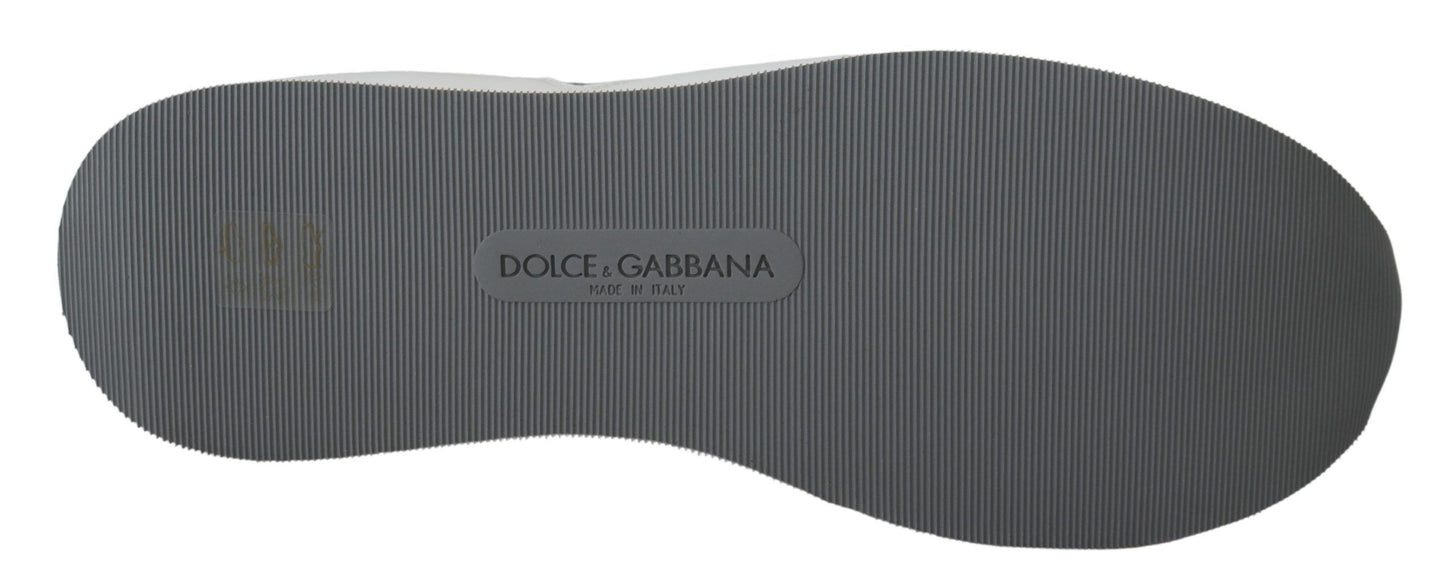 Baskets basses de sport en cuir multicolore Dolce & Gabbana