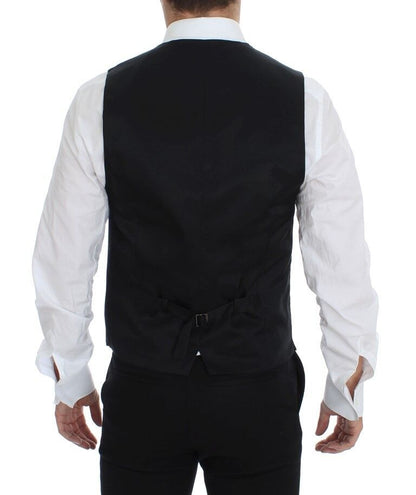 Dolce & Gabbana Gilet de costume formel en laine grise