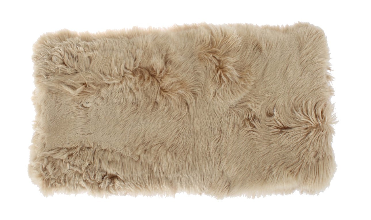 Écharpe à col en alpaga beige Dolce & Gabbana