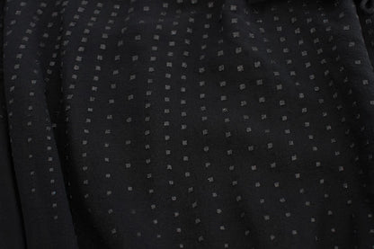Exte Black Neck Wrap Top Blouse