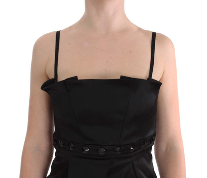 Exte Black Tank Party Evening Top Blouse